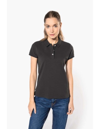 K-KV2207-LADIES' VINTAGE SHORT SLEEVE POLO SHIRT